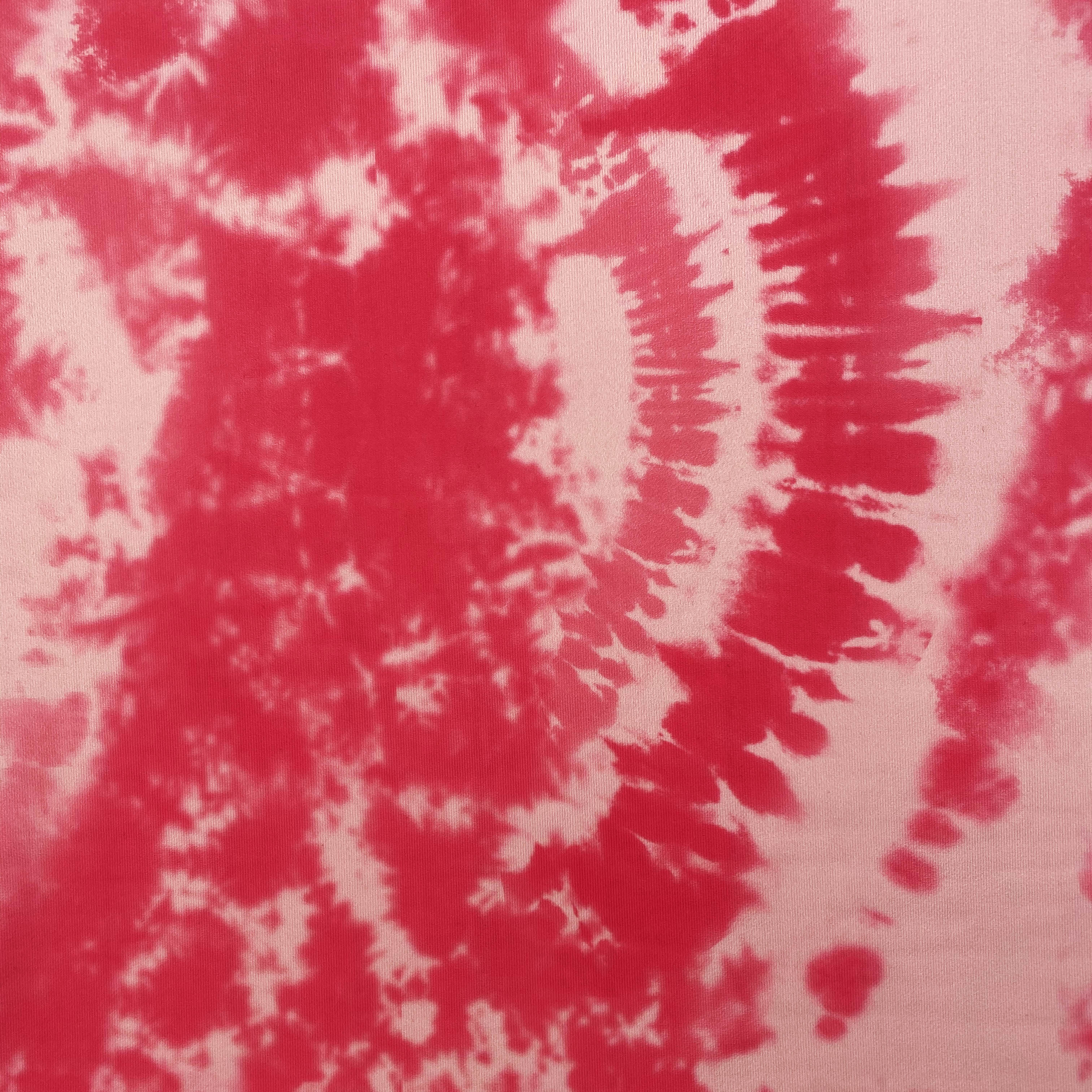 KAIN POLYESTER BERCETAK TIE DYE