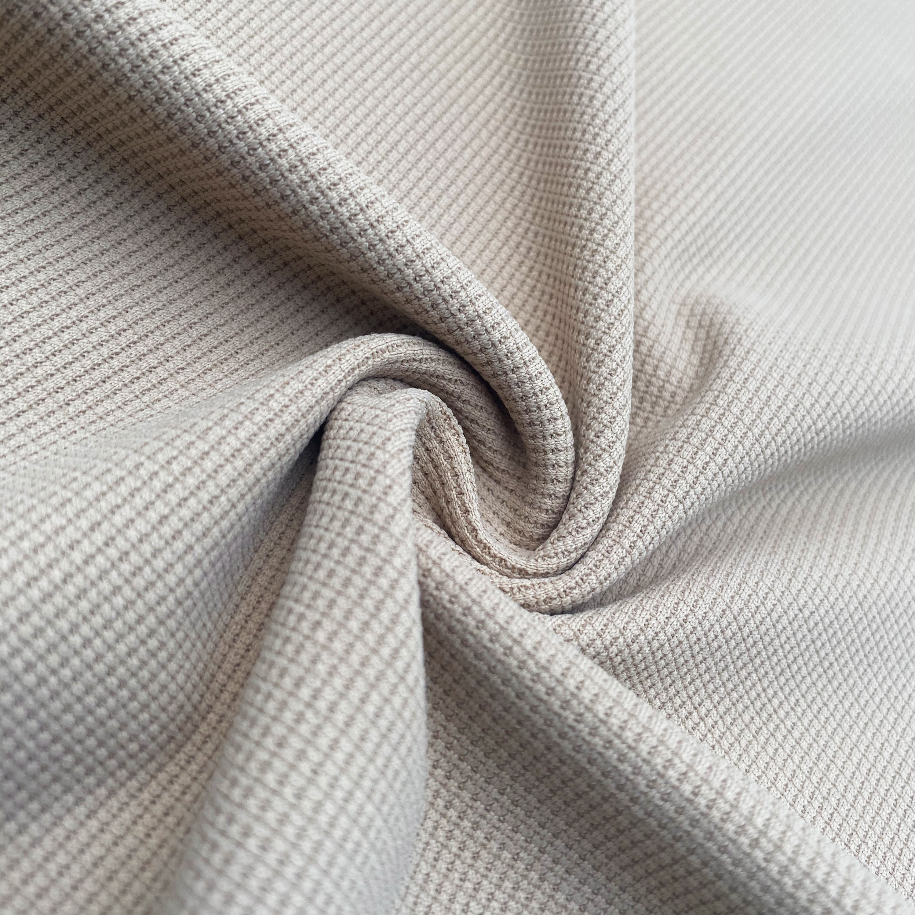 86% Nylon 14% Spandeks 185 Gsm 155cm Lebar Fabrik Wafel Khaki HT1312