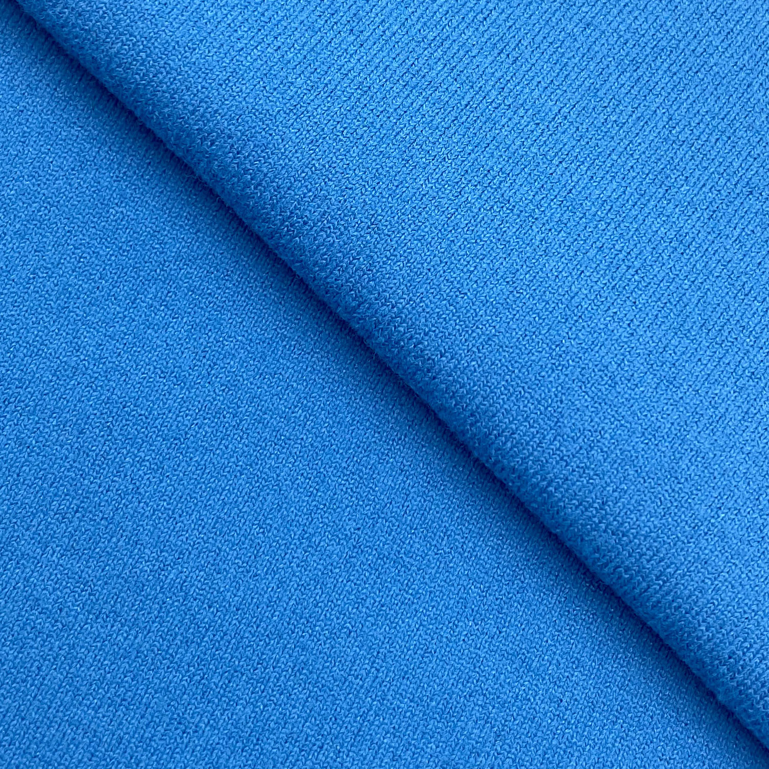 85% POLYESTER 15% SPANDEX ROYAL BLUE SINGLE JERSI FABRIK