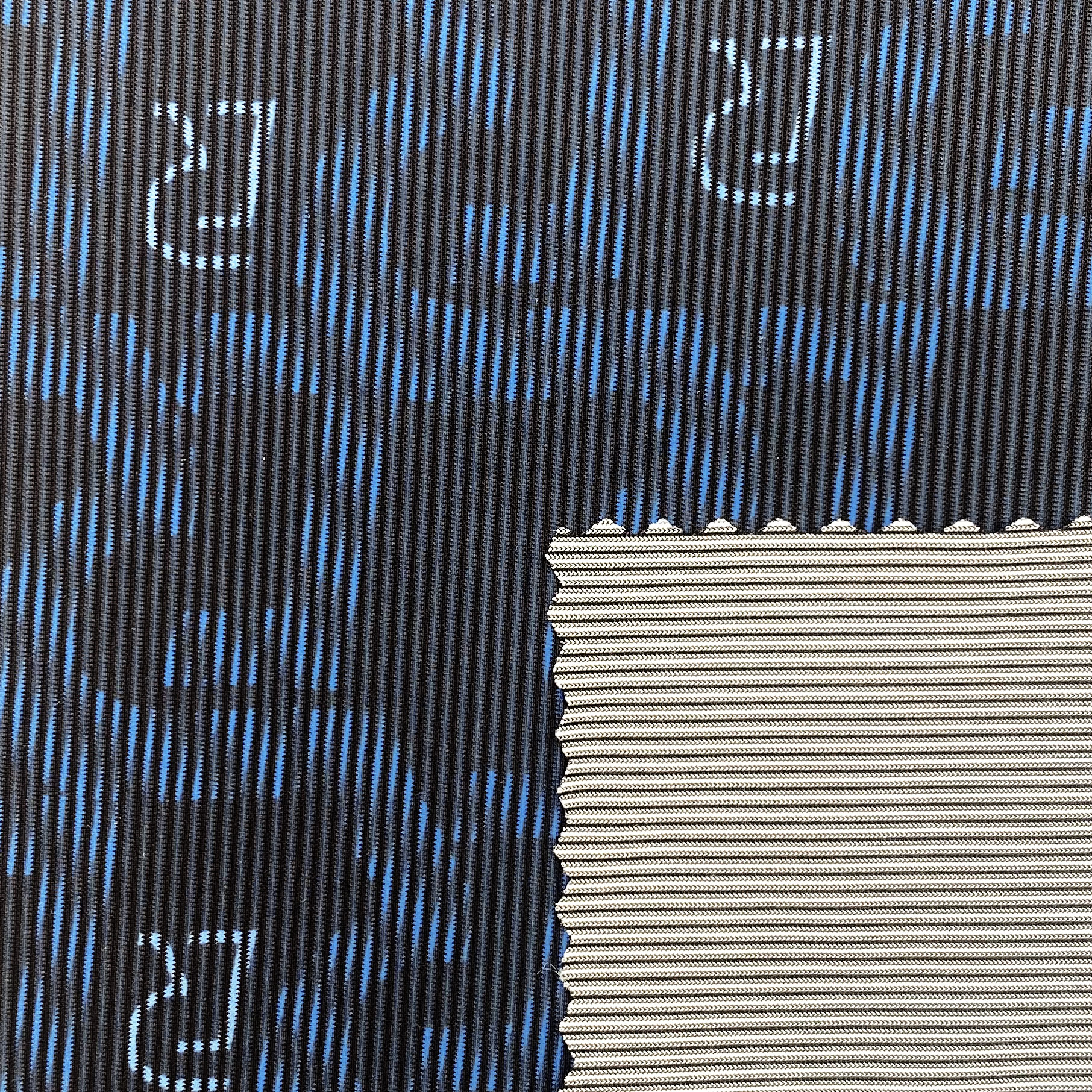 FABRIK BERCETAK WARP Knit