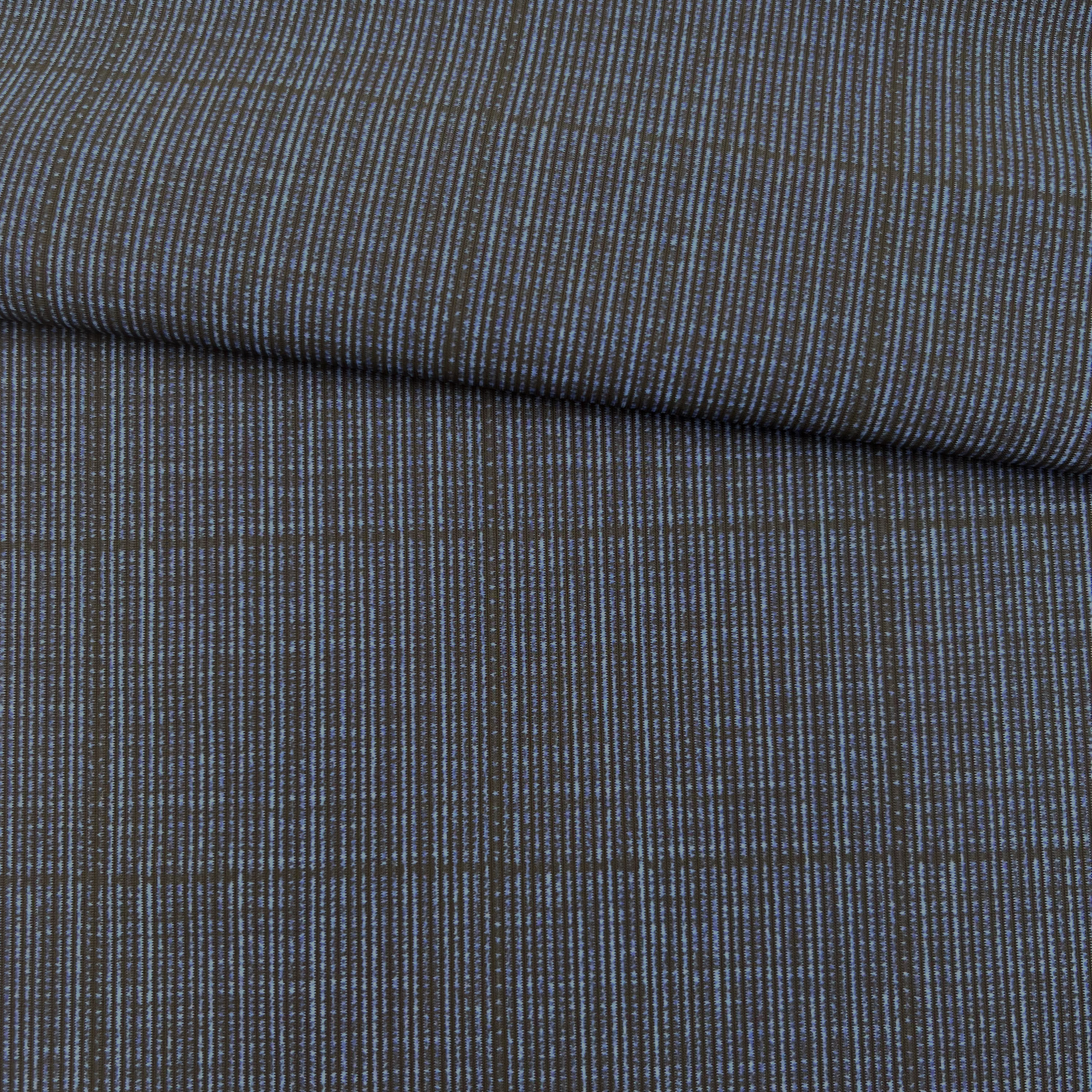 42% Poli 38% Nylon 20% Spandeks 155 Gsm 150 Cm Lebar Biru Hitam Kain Mengait Balut Kf000598